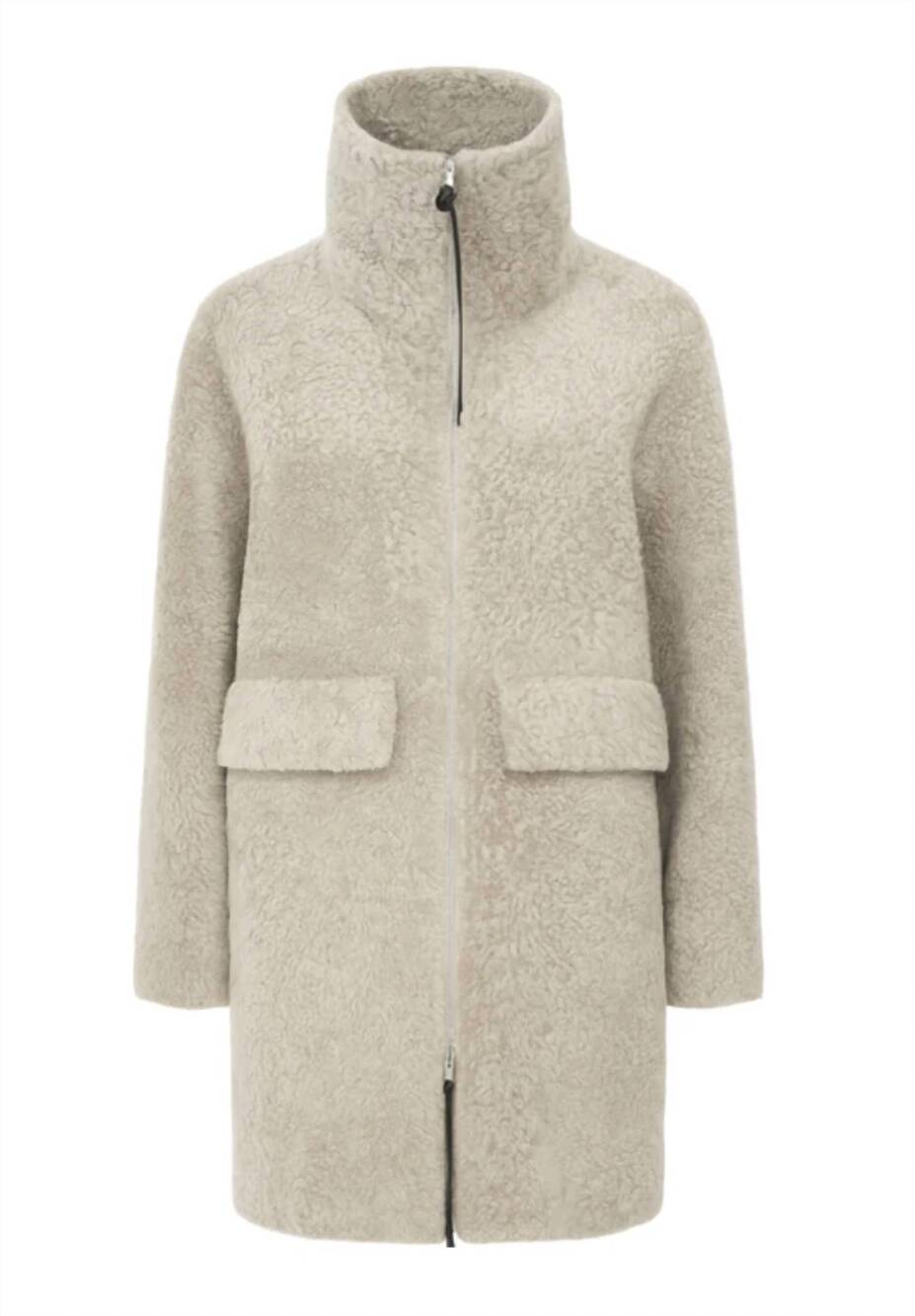 NEW GREEN PILOT women's phoenix anorak coat in mocha